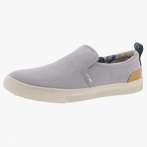 TOMS Travel Lite Canvas Sneakers in Drizzle Gray Women’s Size 7